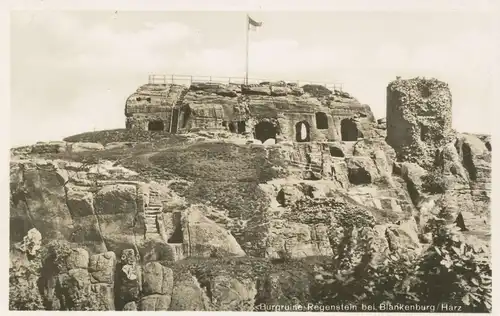 Burgruine Regenstein bei Blankenburg (Harz) ngl 135.894