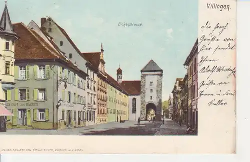 Villingen Bickenstraße Gasthaus Bären gl1902 206.838