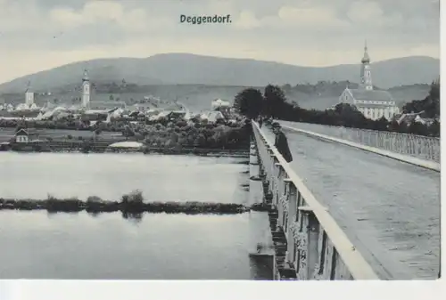 Deggendorf a.D. Brücke und Panorama ngl 208.722