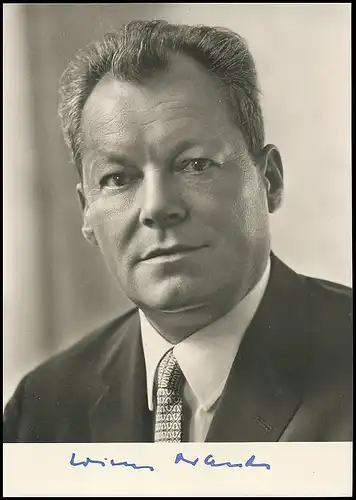 Porträt Dr. h.c. Willy Brandt MdB ngl 138.620