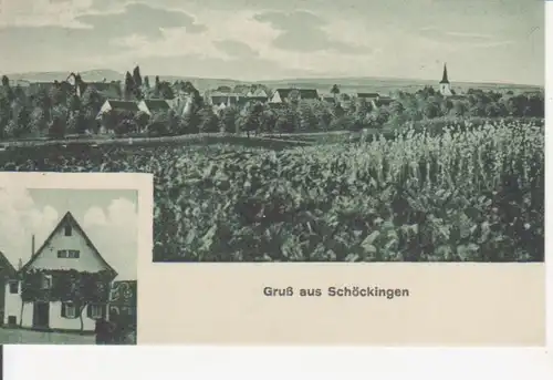 Schöckingen Gasthaus zur Rose Panorama ngl 205.790