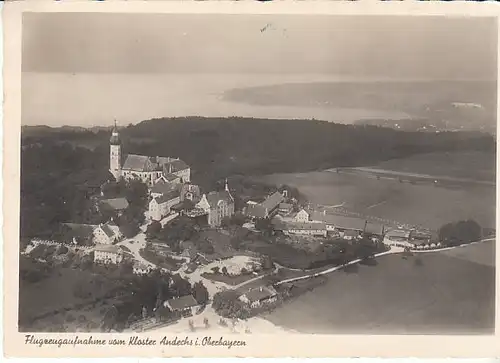 Kloster Andechs Flugzeugaufnahme feldpgl1941 C3691