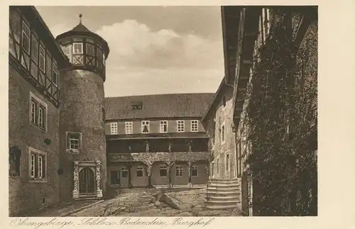 Schloss Bodenstein bei Eichsfeld Burghof ngl 135.965