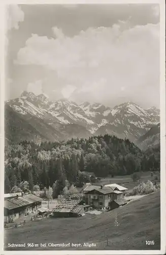 Schwand bei Oberstdorf Panorama gl1931 135.243