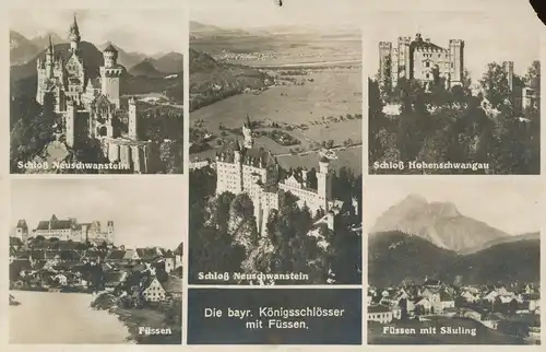 Bayerische Königsschlösser mit Füssen ngl 136.212