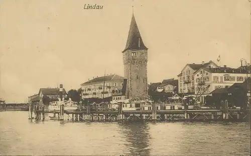 Lindau i.B. Teilansicht gl1907 135.035