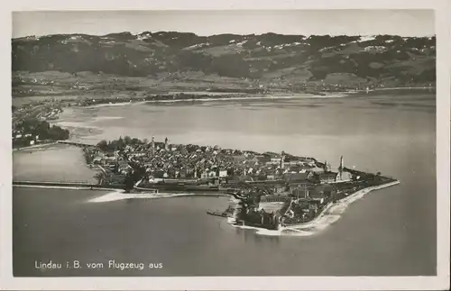 Lindau (Bodensee) Flugzeugaufnahme gl1934 135.066