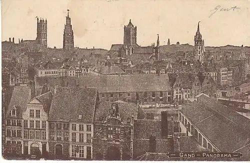 Gent Blick über die Stadt ngl C3761