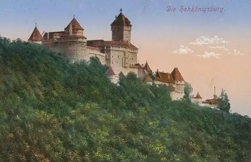 Hohkönigsburg im Elsass feldpgl1916 136.126