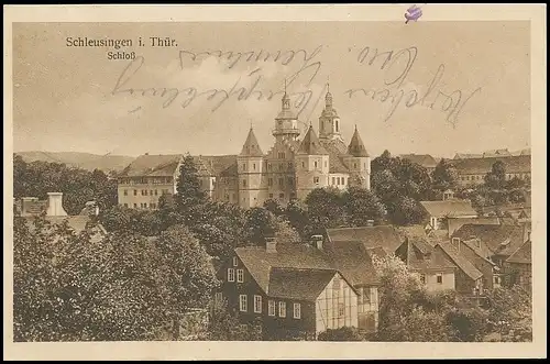 Schleusingen/Thüringen Schloss gl1927 139.024
