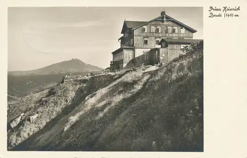 Berghütte: Riesengebirge Prinz-Heinrich-Baude gl1939 104.321