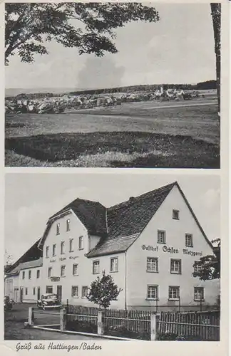 Hattingen/Baden Gasthof Ochsen Panorama gl1968 206.759