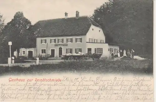 Bad Heilbrunn Gasthaus z. Reindlschmiede gl1908 208.255