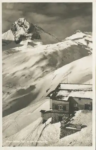 Berghütte: Knorrhütte mit Plattspitze ngl 104.383