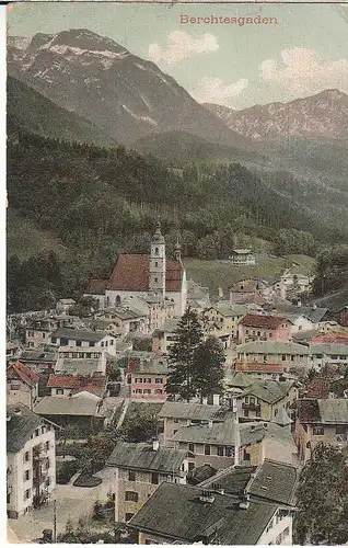 Berchtesgaden Teilansicht gl1909 C7407