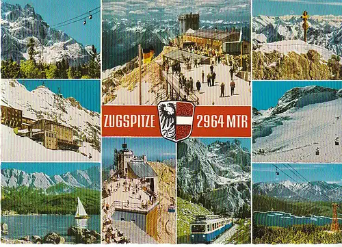 Zugspitze und Umgebung Mehrbildkarte ngl C7070