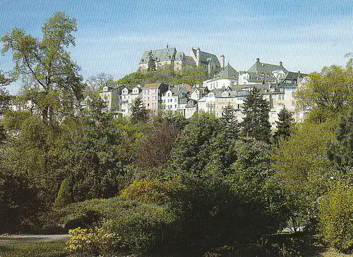 Marburg a.d.Lahn Blick Bot.Garten >>Altstadt ngl C4644