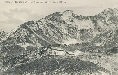 Berghütte: Oberstdorf Nebelhornhaus (Edmund-Probsthaus) ngl 104.498