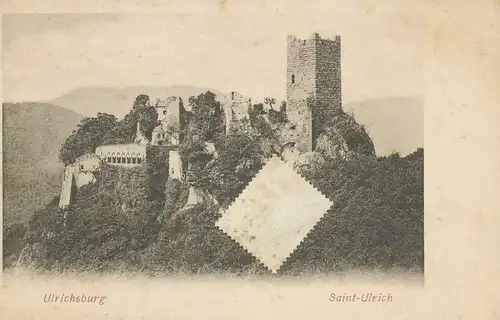 Ulrichsburg bei Rappoltsweiler im Elsass ngl 135.909