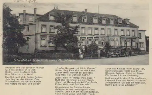 Mingolsheim Schwefelbad St. Rochusbr. glca.1920 206.404