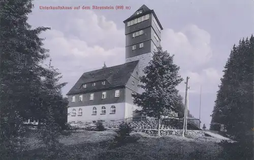 Berghütte: Unterkunftshaus auf dem Bärenstein gl1906 104.199