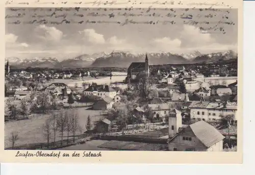 Laufen-Oberndorf a.d. Salzach Panorama gl1952 208.539