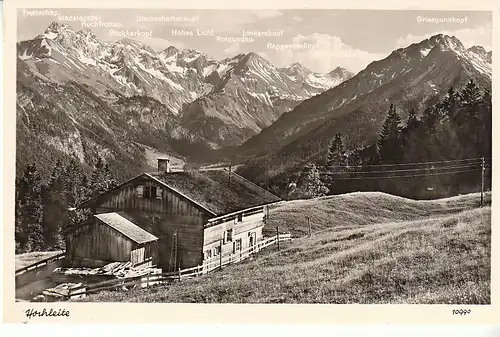 Alpengaststätte "Hochleite" bei Oberstdorf Allgäu ngl C7183