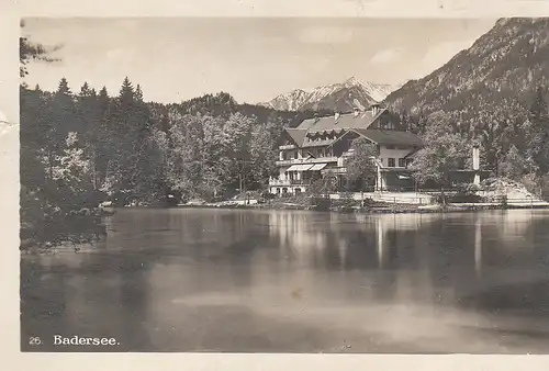 Hotel Badersee b.Grainau gl1928 C4873