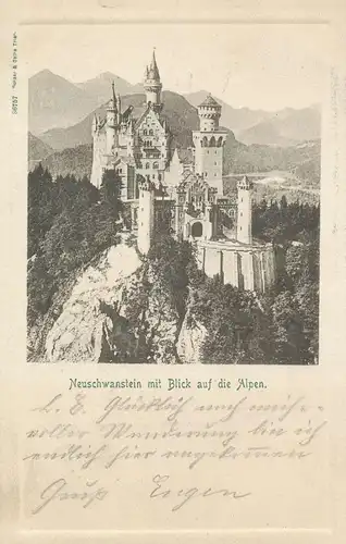 Schloss Neuschwanstein in Schwangau gl1901 136.164
