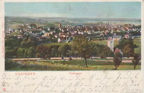 Villingen Panorama gl1904 206.839