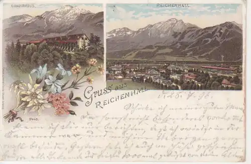 Bad Reichenhall Gradirhaus Panorama gl1896 208.562