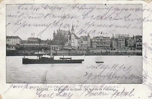 Anvers Le Stehen et les Quais gl1907 C3853