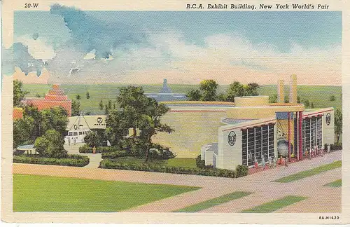 New York World's Fair R.C.A Exhibit Building gl1916 C7301