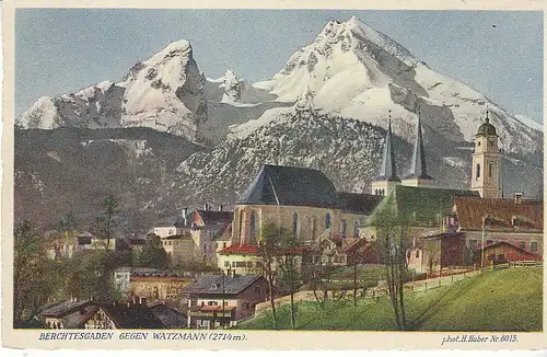 Berchtesgaden gegen Watzmann ngl C8421