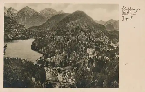 Schloss Hohenschwangau Blick v.d. Jugend ngl 136.118