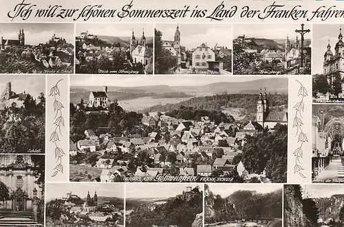 Gruß aus Gößweinstein Fränk.Scjweiz Mehrbildkarte ngl C4950