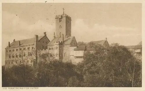 Eisenach - Die Wartburg von Osten gl1916 135.897