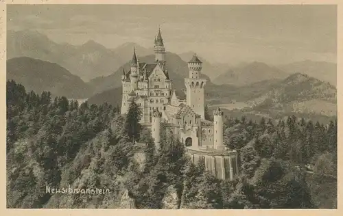 Schloss Neuschwanstein in Schwangau gl1930 136.169