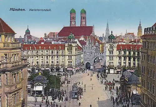 München Karlstorrondell gl1928 C3922