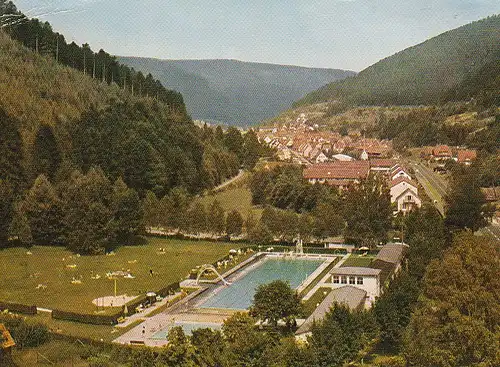 Calmbach Schwarzwald mit Freibad gl1968 C4421