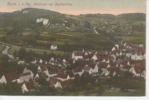 Vorra an der Pegnitz - Blick von der Sophienhöhe gl1911 209.402