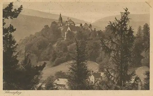 Schloss Schwarzburg im Thüringer Wald gl1926 135.970