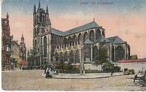 Gand La Cathédrale feldpgl1917 C3762