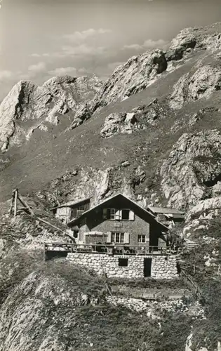 Berghütte: Pfrontner-Hütte mit Aggensteingipfel gl1958 104.530