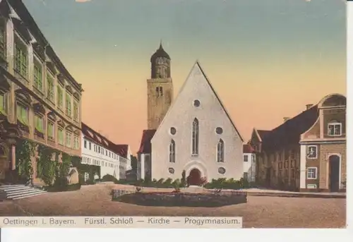 Öttingen Schloss Kirche Progymnasium gl1923 210.107