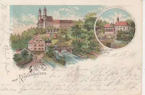 Klosterholzen Klause Teilansicht gl1899 210.062