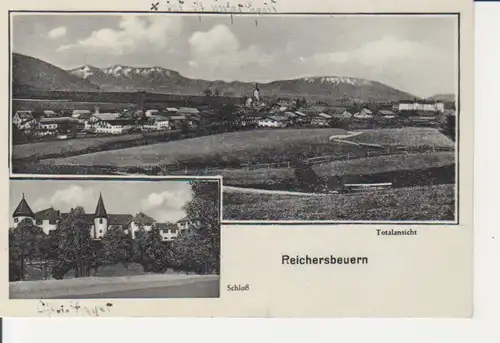 Reichersbeuern Schloss Panorama gl1936 208.251