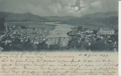 Bad Tölz vom Kalvarienberg gl1899 208.262