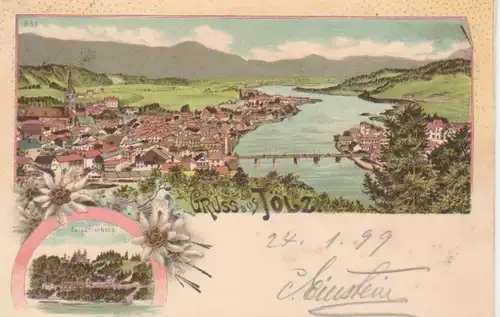 Bad Tölz Calvarienberg Panorama gl1899 208.291