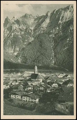 Mittenwald - Panorama gegen Karwendel ngl 137.961